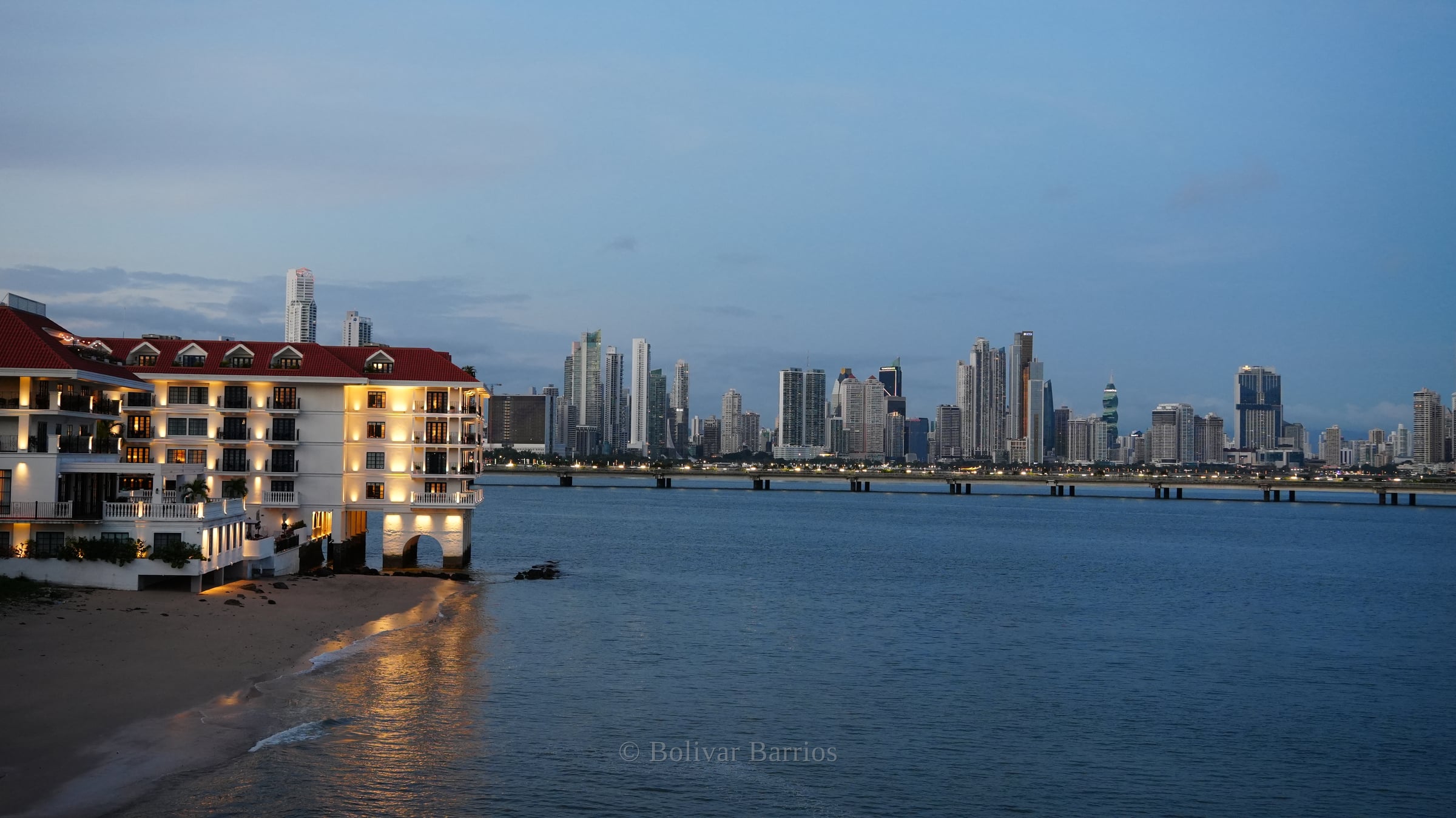 City Night View from Casco Antiguo