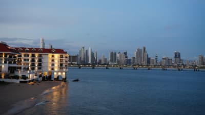 City Night View from Casco Antiguo